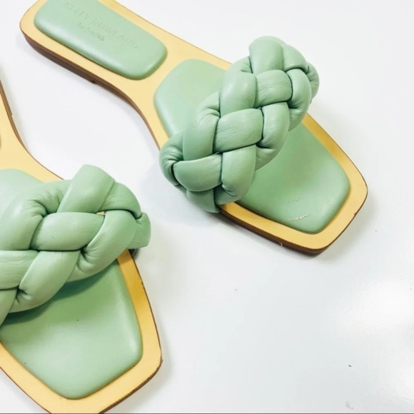 Kelly Rowland For Justfab Persephone‎ Braided Sandal Size 6 - Picture 2 of 7